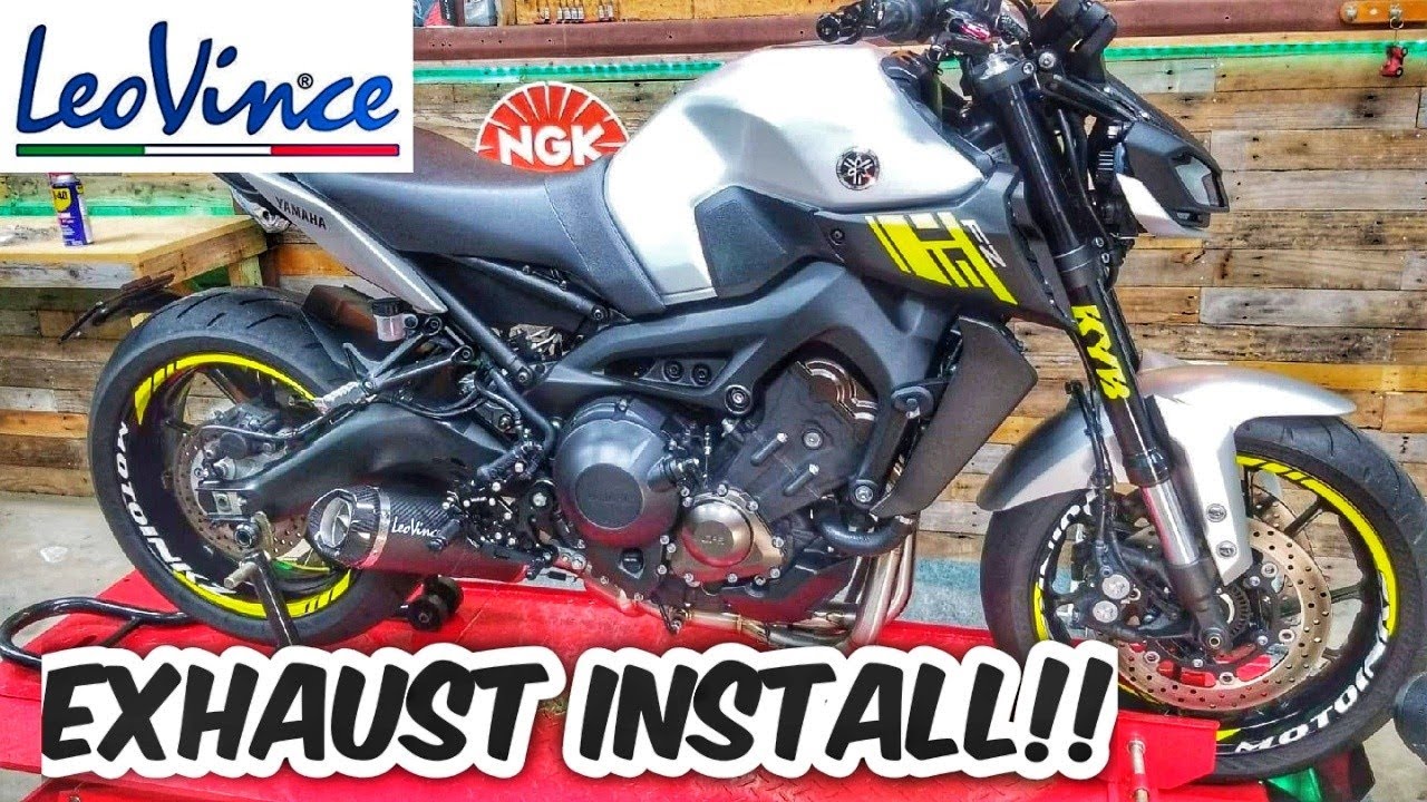 MT-09 LeoVince Full Install & Sound Comparison