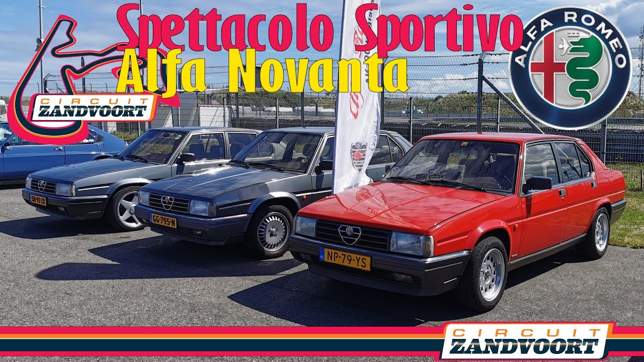 Alfa Romeo 90 (and Giulietta 116) Showcase at Spettacolo Sportivo 2022 🍀 Zandvoort F1 circuit