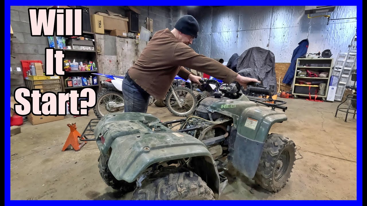 Заведётся ли этот Honda Recon после многих лет простоя в лесу?