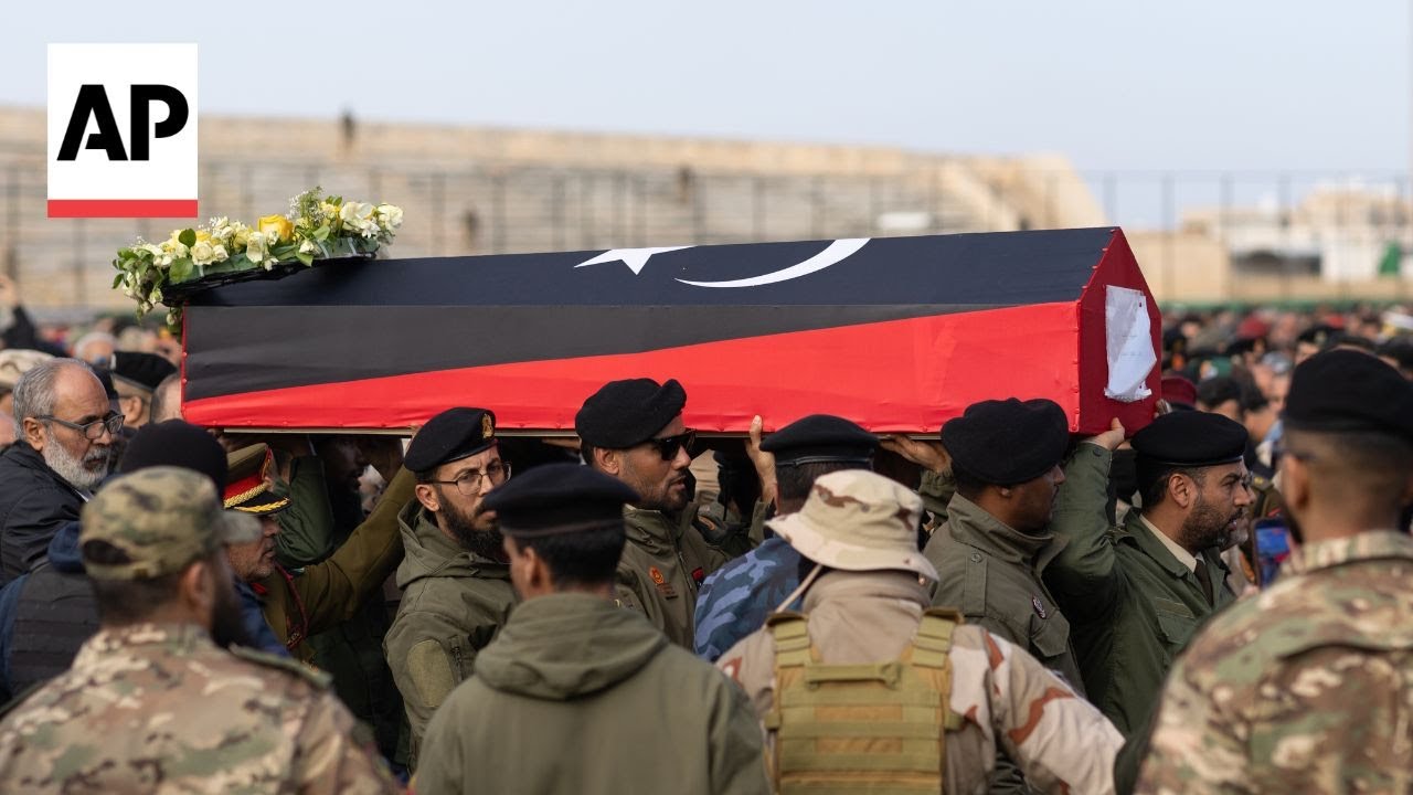 Libya mourns military chief killed in Turkey plane crash