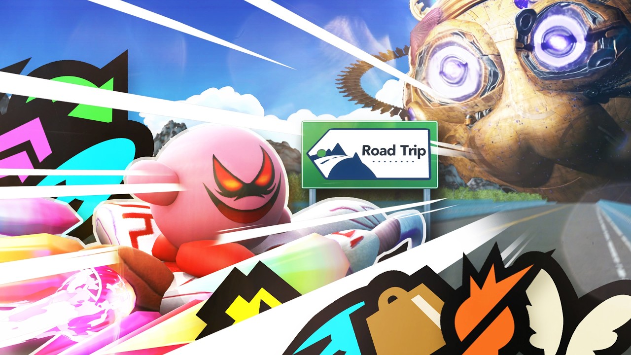 Kirby goes on road trip