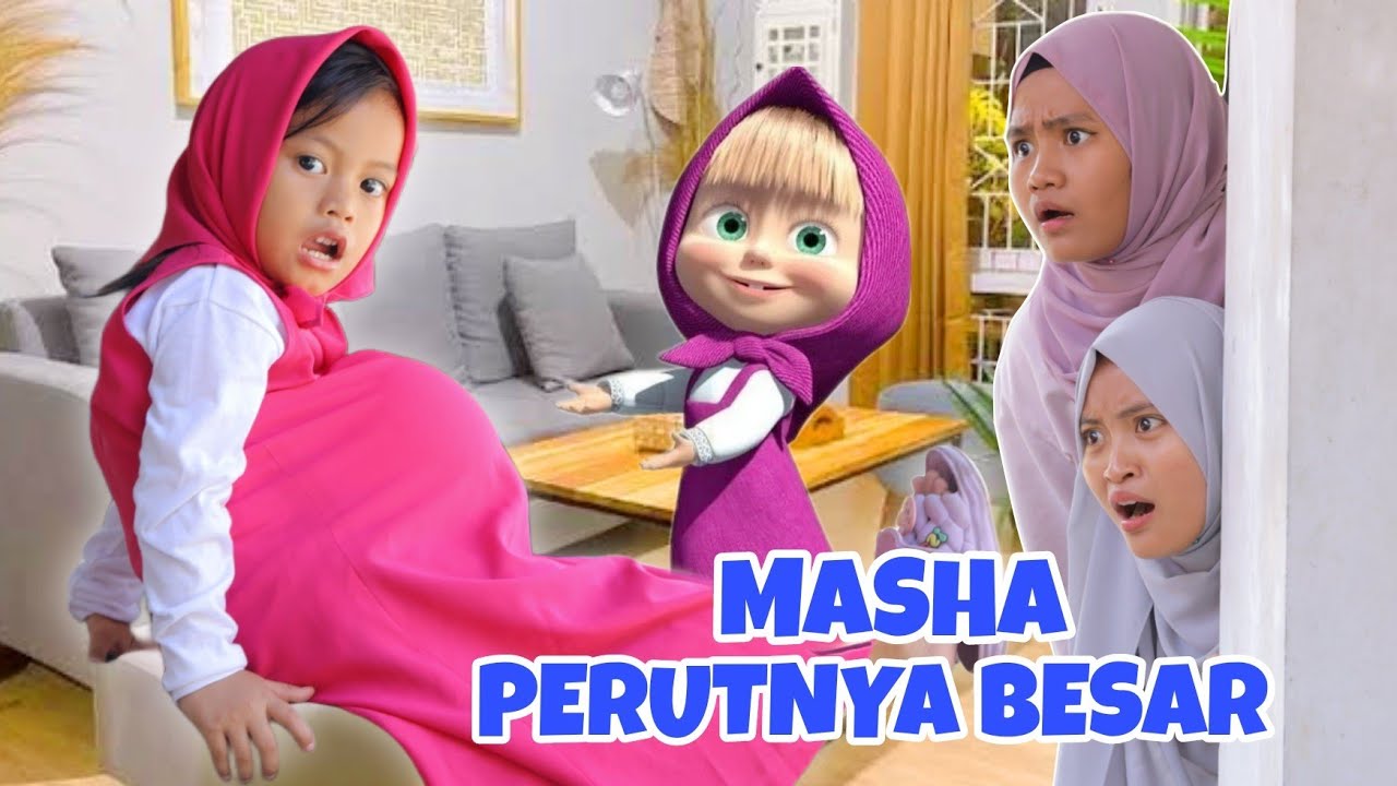 GAWAT 😱 MASHA PERUTNYA BESAR | CHIKAKU FAMILY