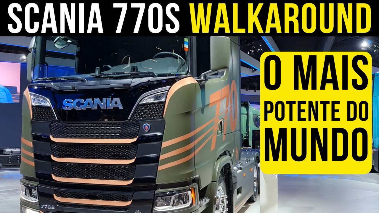 Scania 770S: Walkaround no caminhão de série mais potente do mundo!