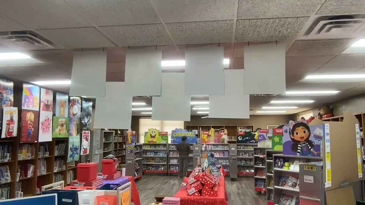 Scholastic Book Fair Time Lapse Set Up