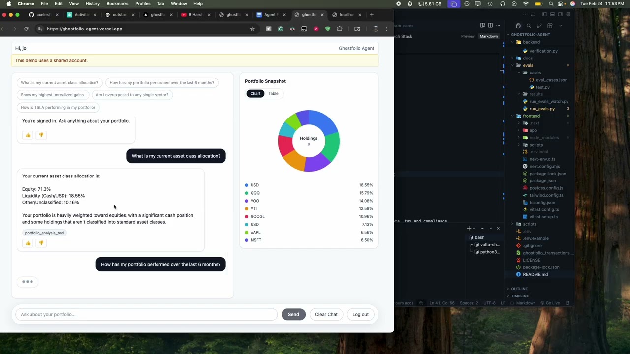 Ghostfolio Agent MVP