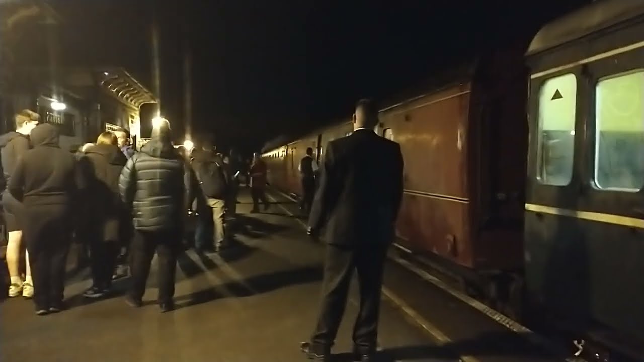 45109 & 16440 leaving Butterley Station to Swanwick Junction - Midland Railway 