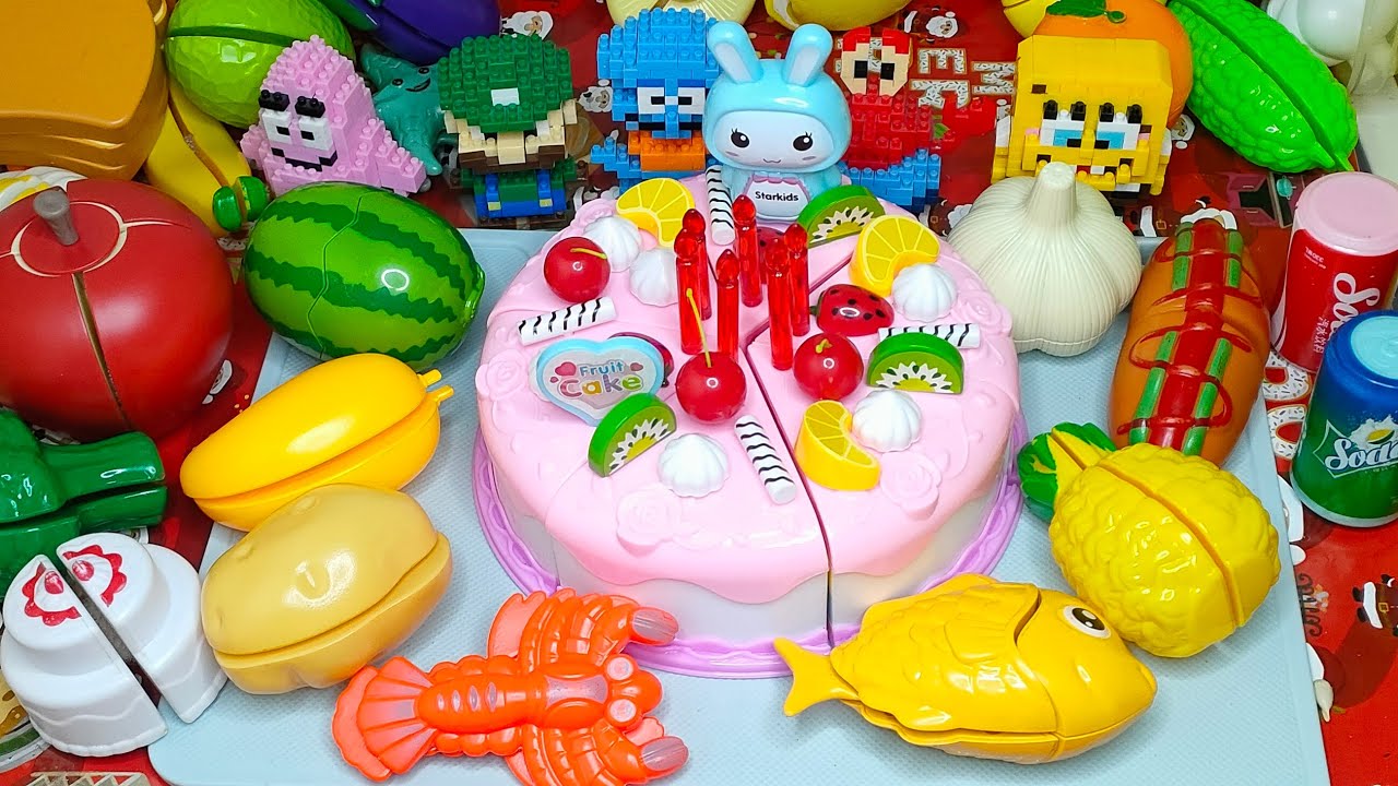 Playing Cutting Foods, Vegetables & Fruits ASMR  