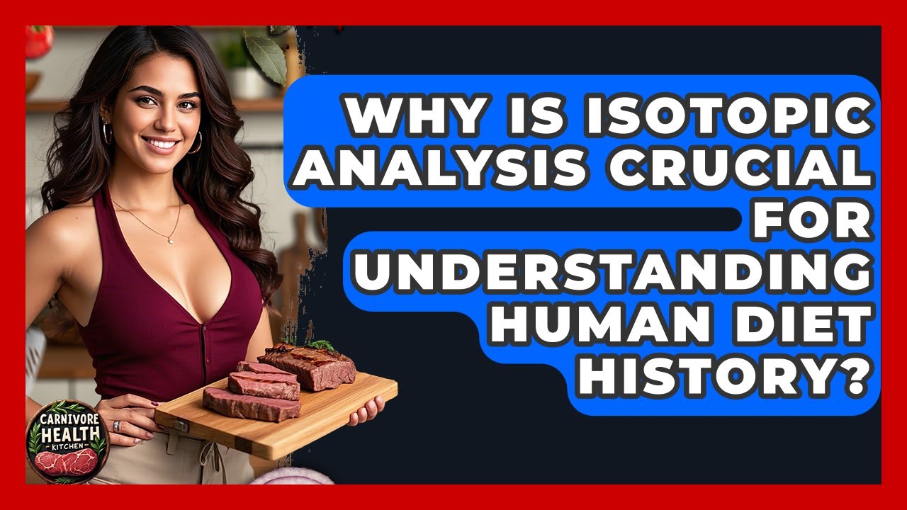 Why Is Isotopic Analysis Crucial For Understanding Human Diet History? - Carnivore Health Kitchen