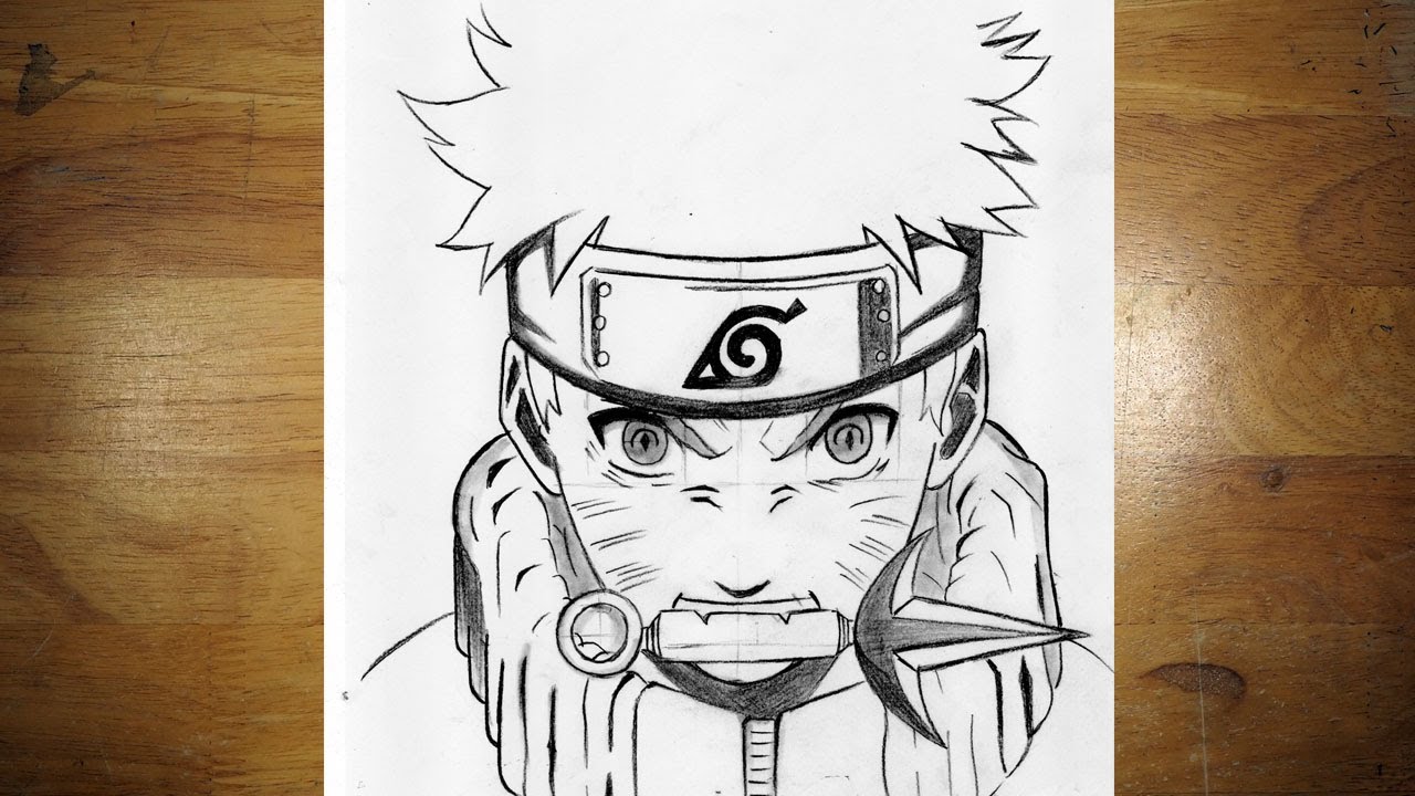 How to Draw Naruto Uzumaki | Step by Step | Anime Drawing