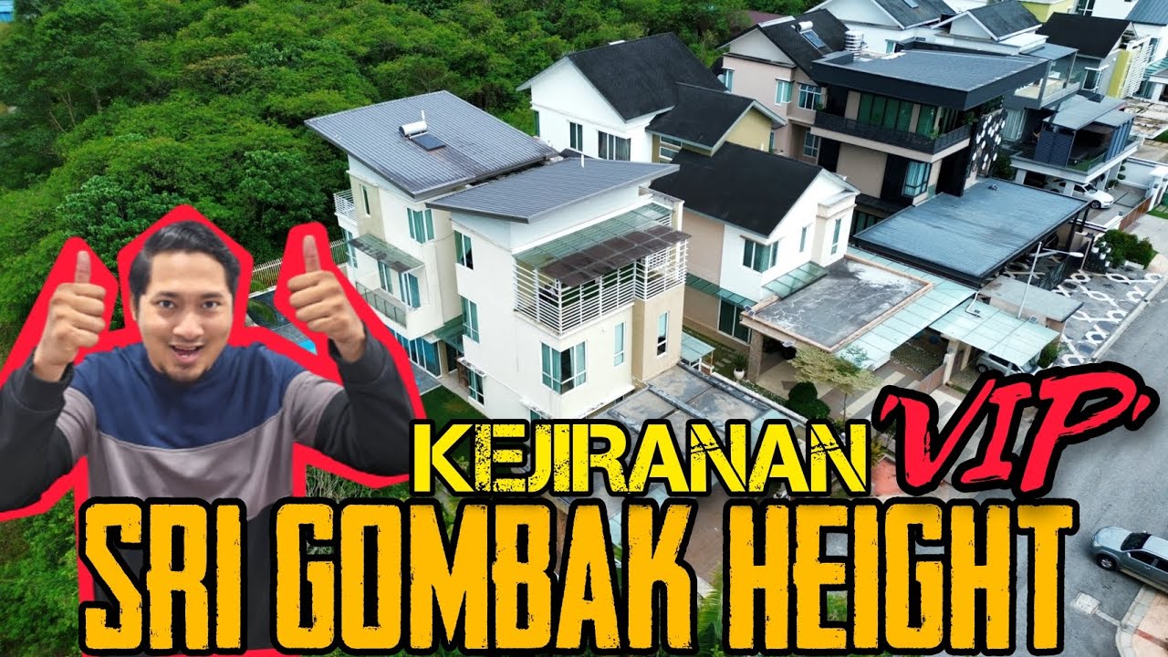 BANGLO 3 TINGKAT DENGAN 'VIEW' YANG MEMUKAU | Sri Gombak Height