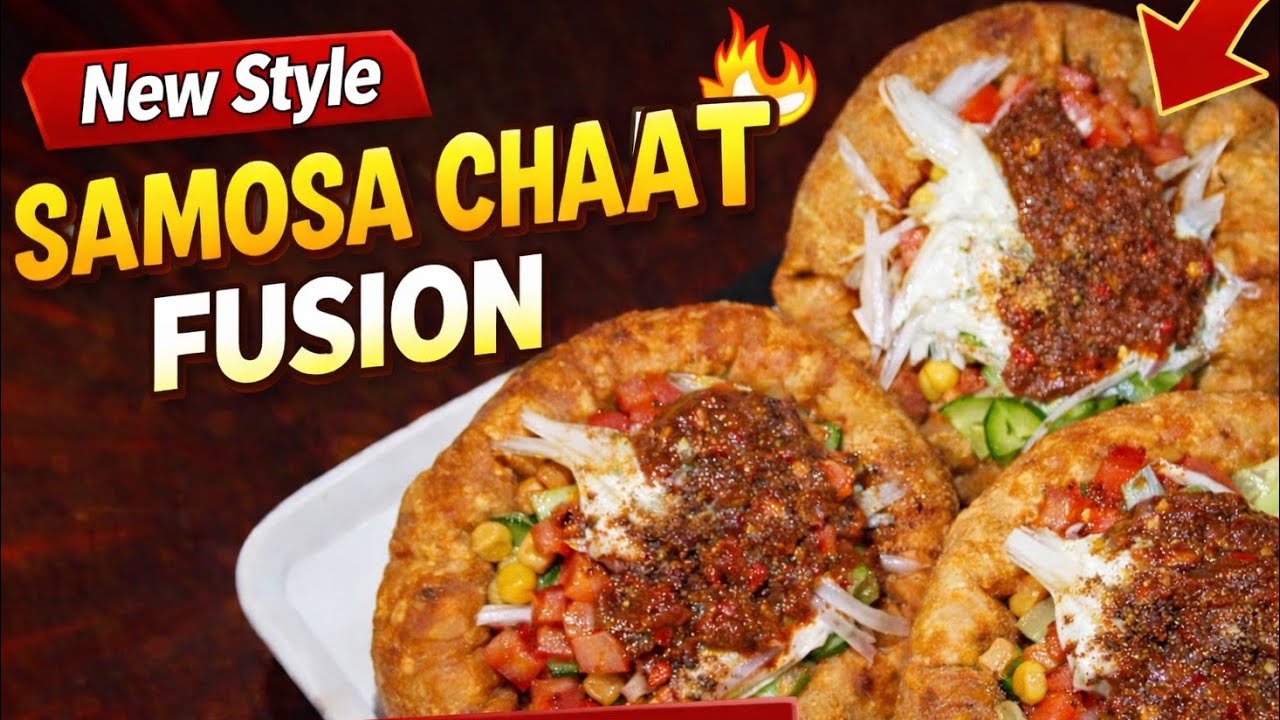 Samosa X Chaat | Amazing fusion for Iftar | Anjum da kitchen 