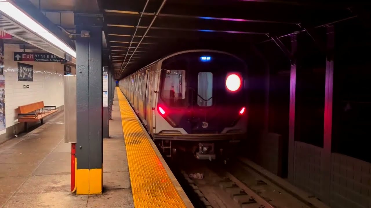 NYC Subway: R211 (A) (B) (C) Trains @ 86th Street