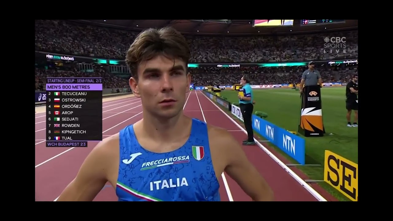 Mens 800m Semi Final Heat 2 World Championships 2023