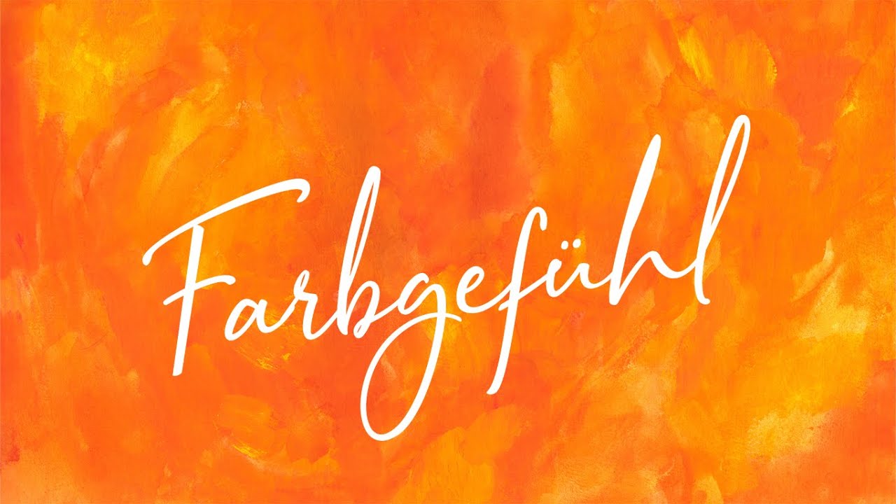 Farbgef&uuml;hl | Intuitives Malen | sich auf EINE Farbe einlassen