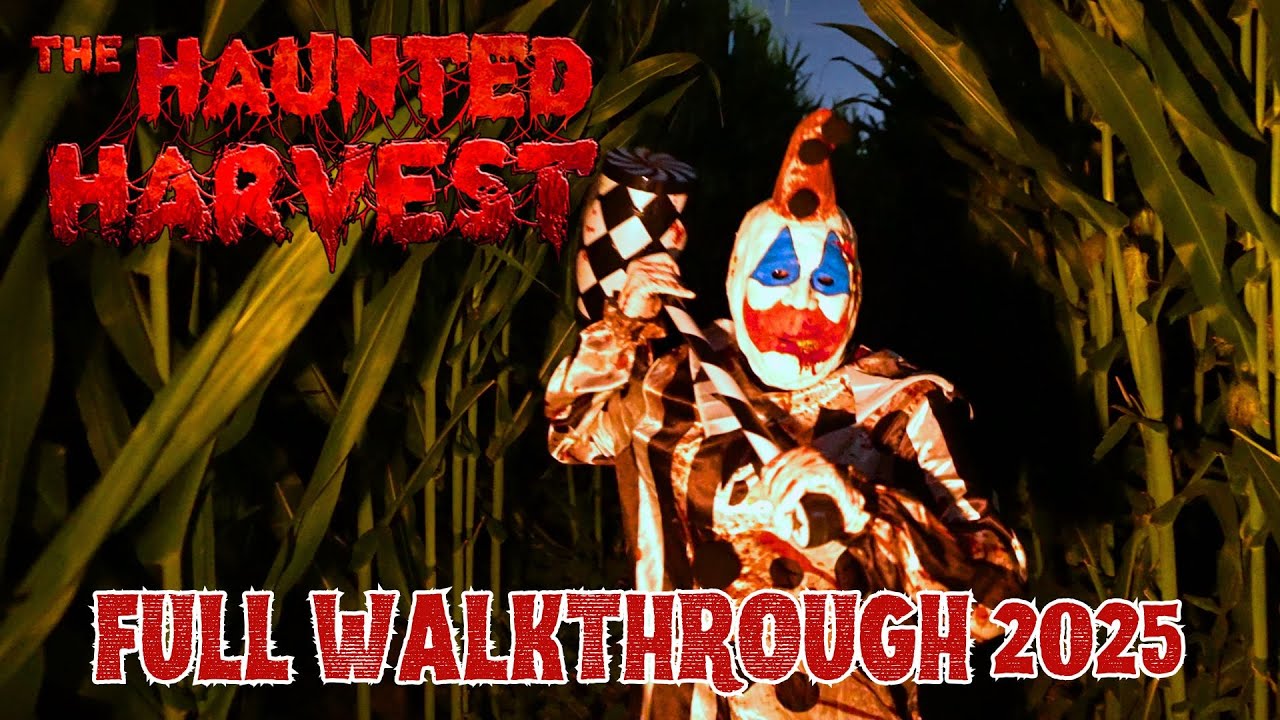 Haunted Harvest 2025 - Best Corn Maze Haunt in So Cal! - Full Walkthrough