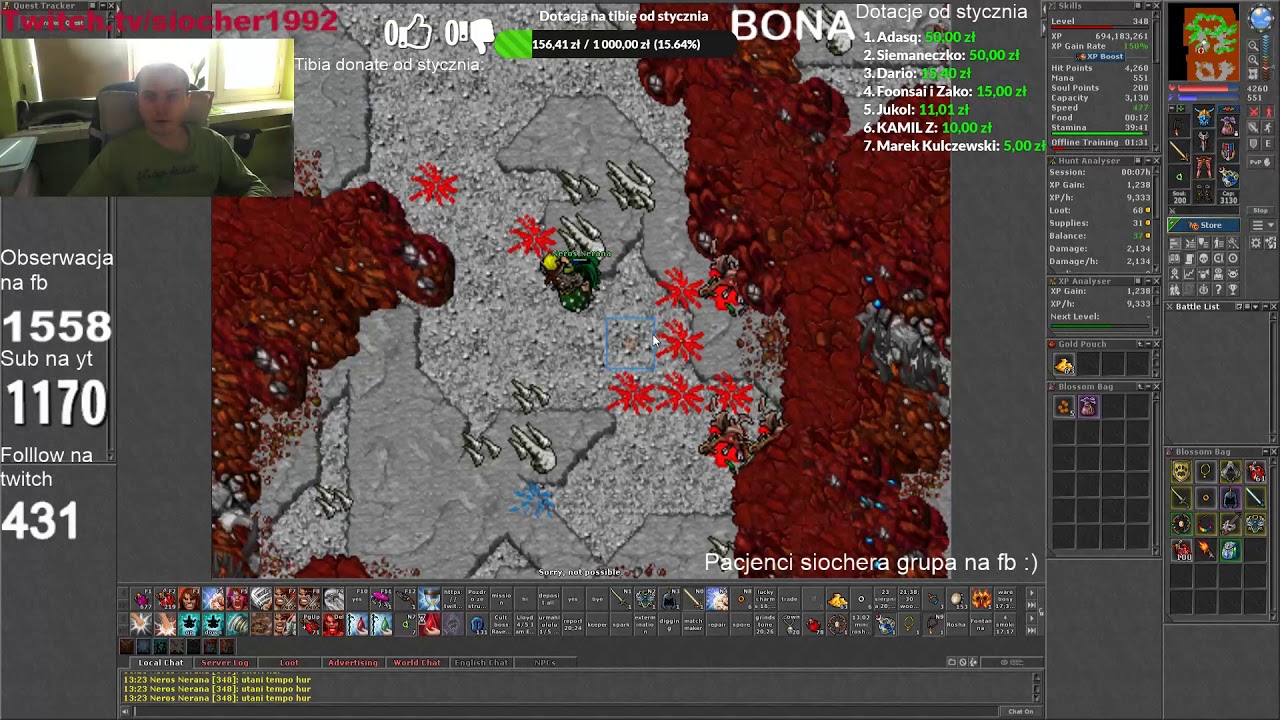 Tibia Gloom Wolf cave Venore