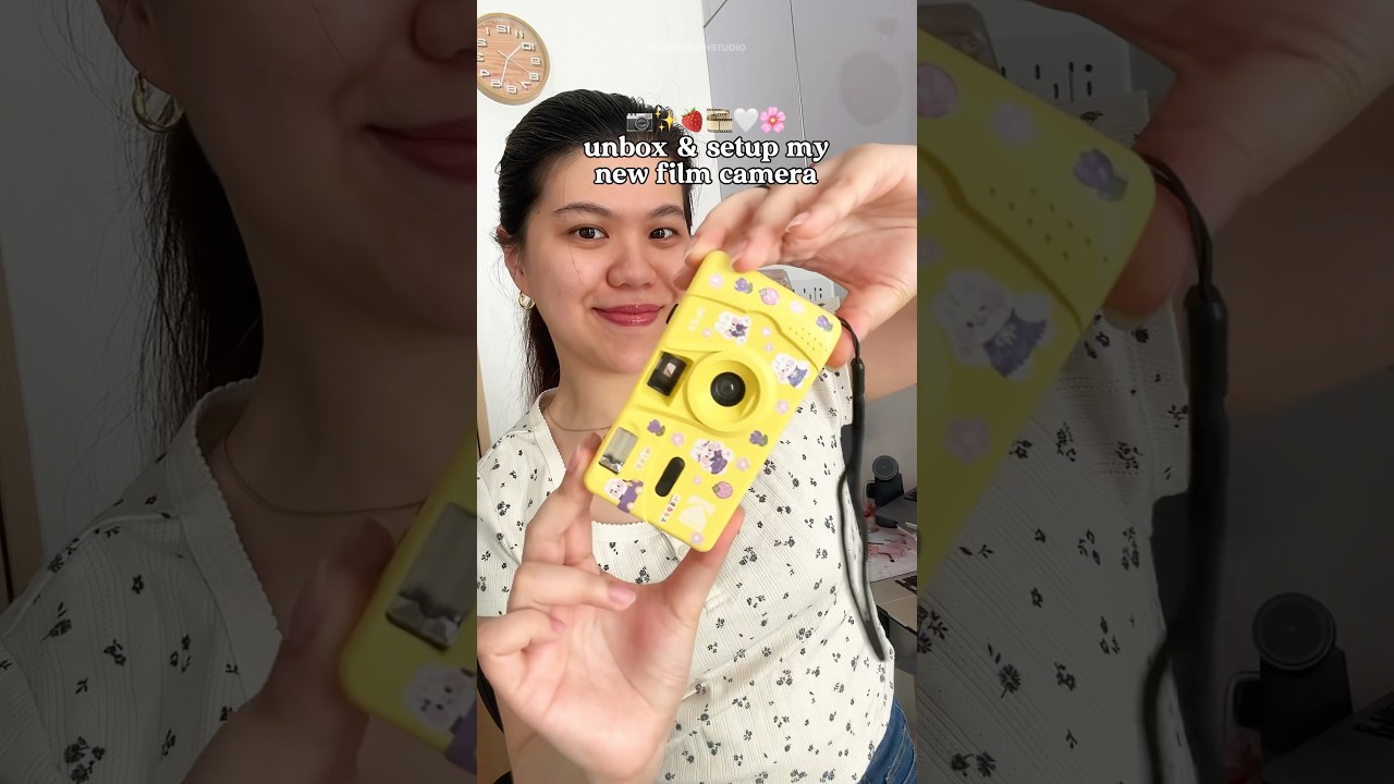 Kodak M35 film camera unboxing + setup tutorial ✨ #filmcamera #kodakfilm #filmcommunity #kodak
