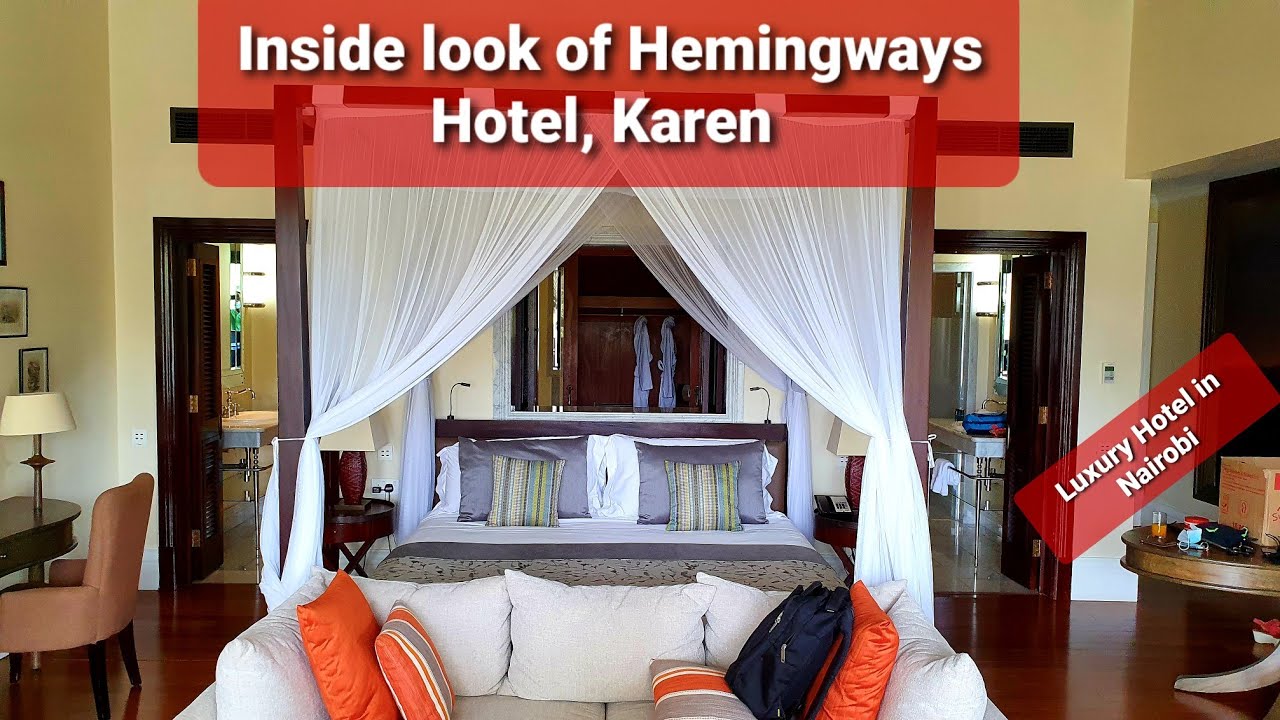 Inside look of Hemingways Hotel, Karen Nairobi