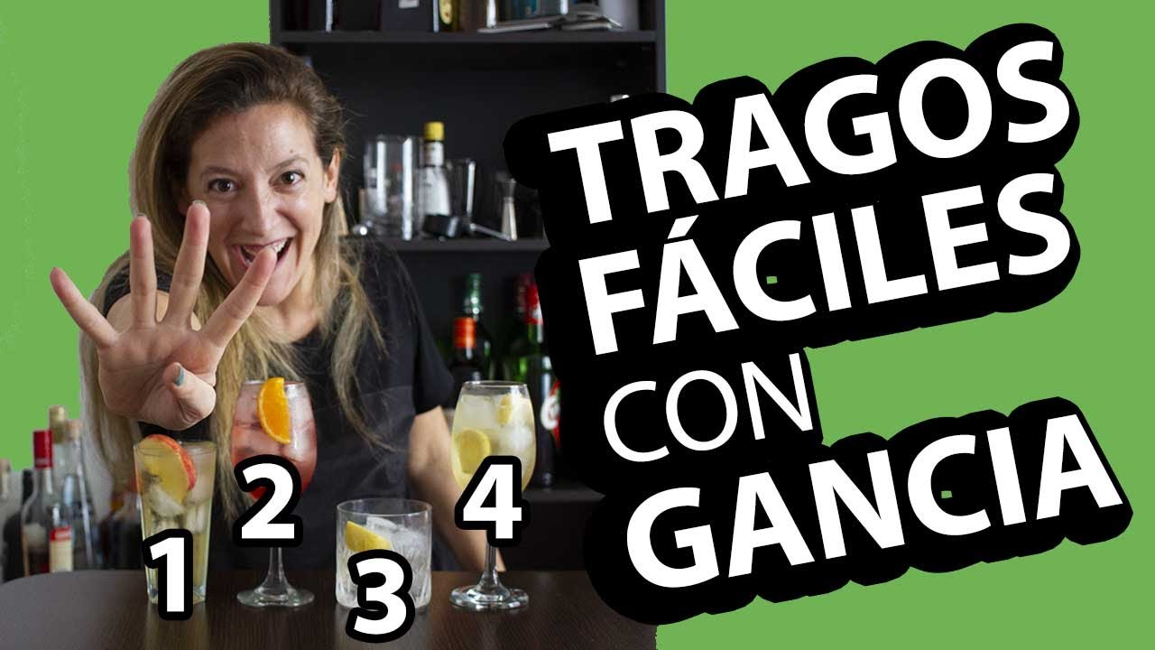 ►APRENDE 3 + 1 TRAGOS ( para Todos los Días) con GANCIA 💚 !!!!! e ingredientes SÚPER Económicos