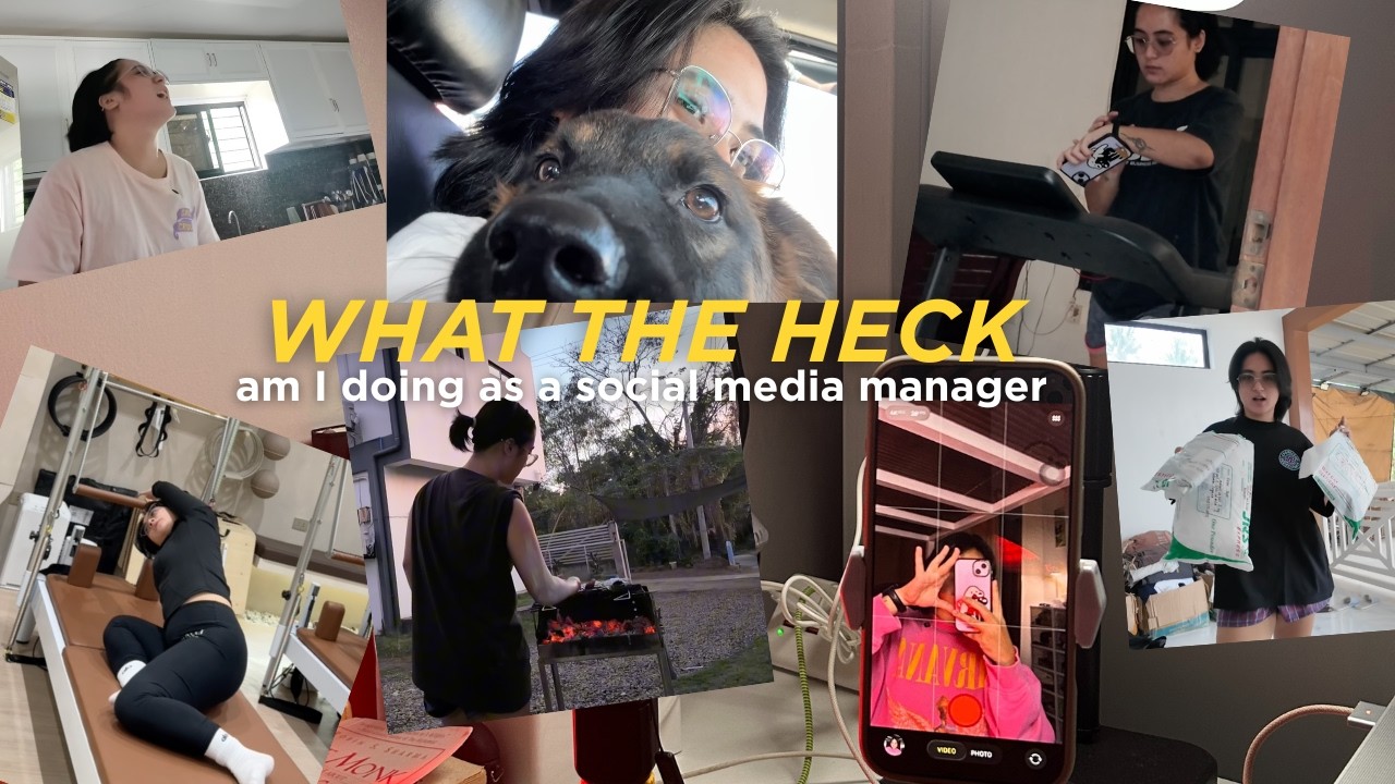 VLOG: Unfiltered work week in a life of a social media manager | Shara Obligar