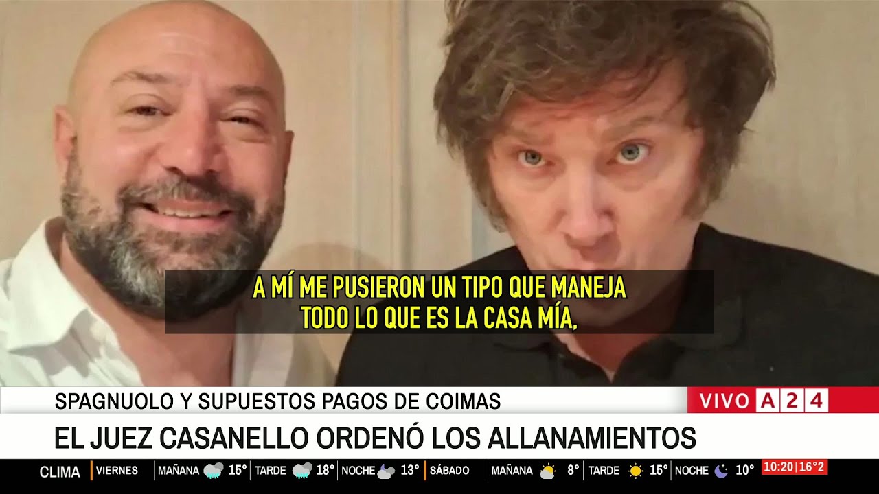 🔴 ESCÁNDALO EN LA AGENCIA DE DISCAPACIDAD: LOS AUDIOS SPAGNUOLO Y SUPUESTOS PAGOS DE COIMAS