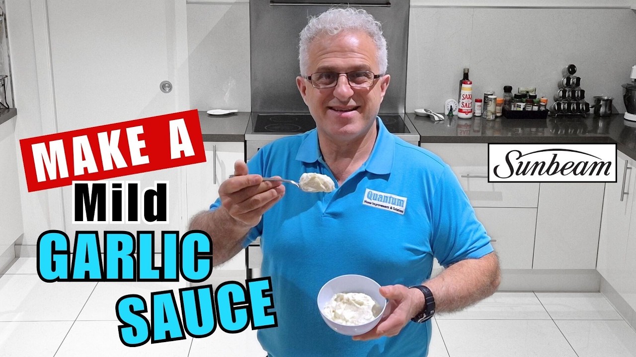How to make the Best Mild Garlic Sauce (Toum)  Recipe Quick & Easy! With Taste Testers