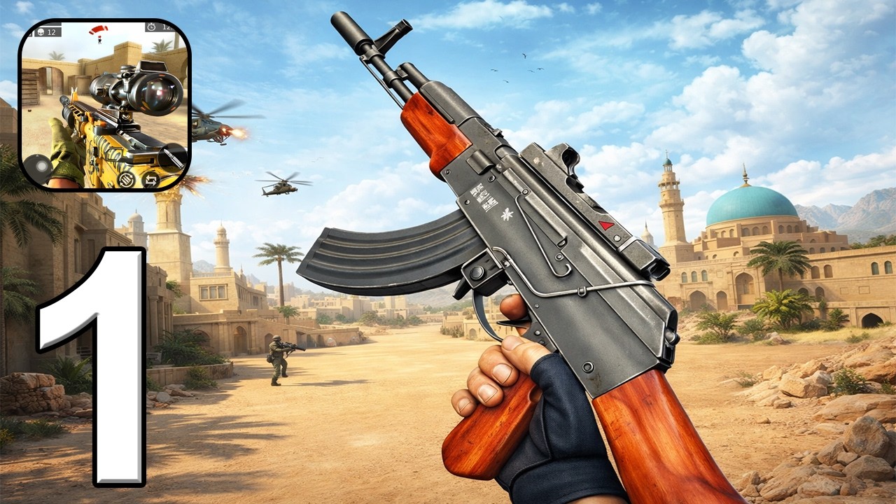FPS Strike Ops Critical Action - Anti Terrorism Shooter Game Android Gameplay - Part 1