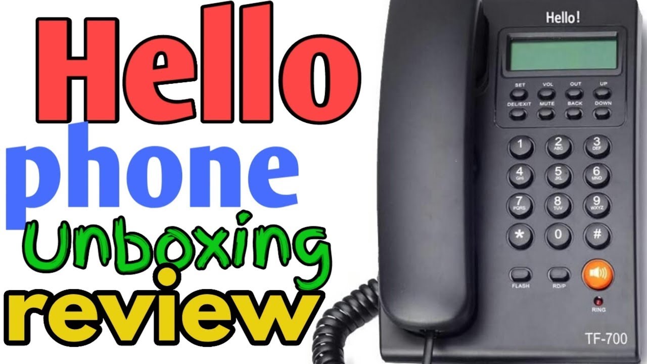 Hola TF 600 Landline phone review | Made in India Landline for JIO & AIRTEL Broadband #hathuablog