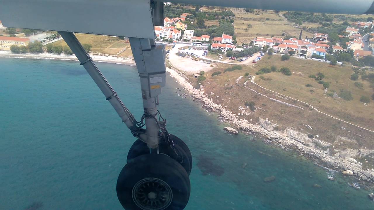 Samos ΣΑΜΟΣ LANDING (June/13/2016) VIEWS OF MYKALI PENINSULA, PYTHAGORIO AND POTOKAKI BEACH! OLYMPIC