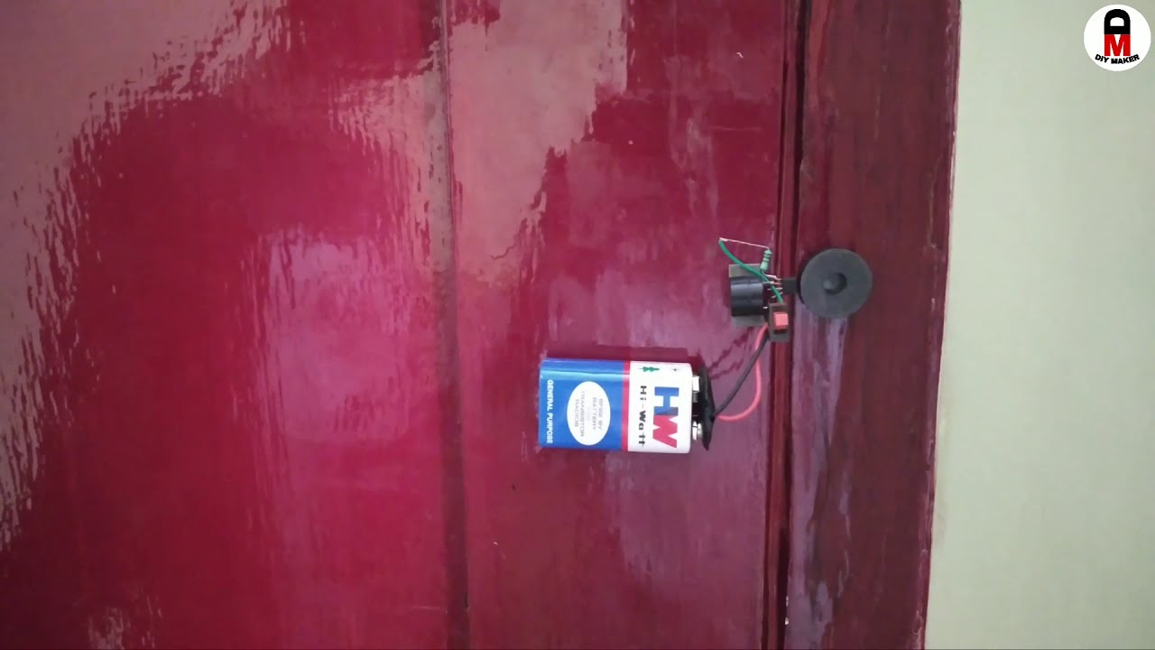How To Make Door Security Alarm At Home || Door Security System