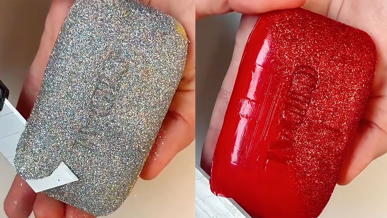 Soap Carving! Relaxing sounds ( No talking ) || ASMR || P