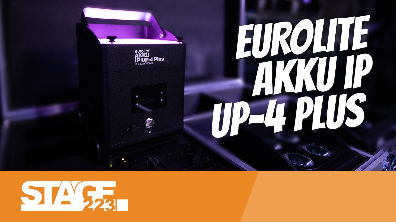 Eurolite IP UP-4 Akku PAR mit wechselbarem Akku im praktischen Ladecase