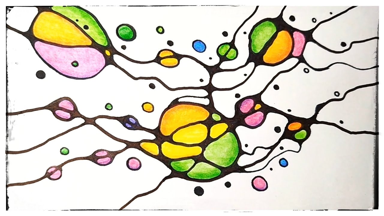 Neurographic Art Inspired / Simple Tutorial / Meditative Art / Intuitive Art / Art Therapy