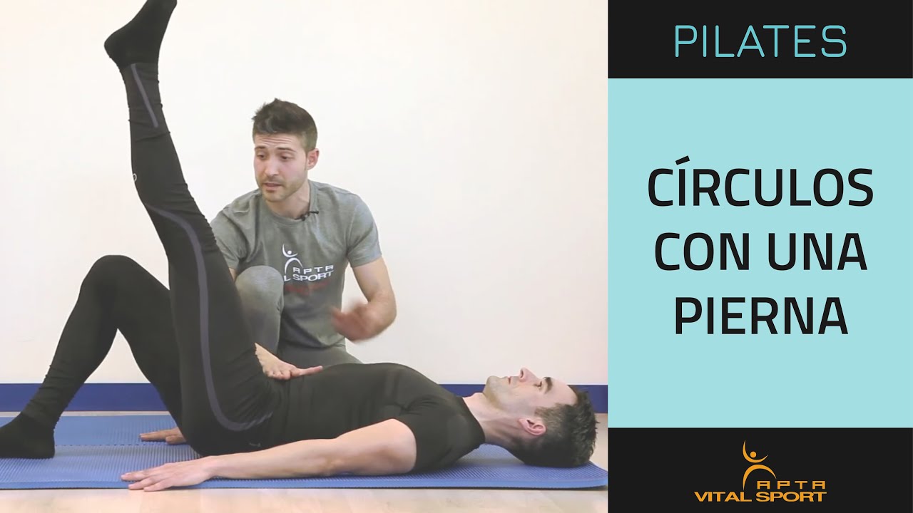 Circulos con una pierna - Pilates