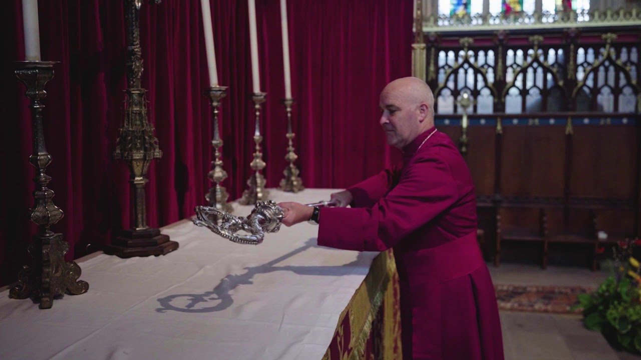 Archbishop Stephen takes up the crozier of office