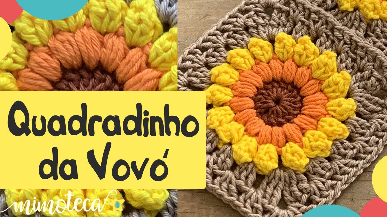 COMO FAZER QUADRADINHO DA VOVÓ - DICA AMIGURUMI #46