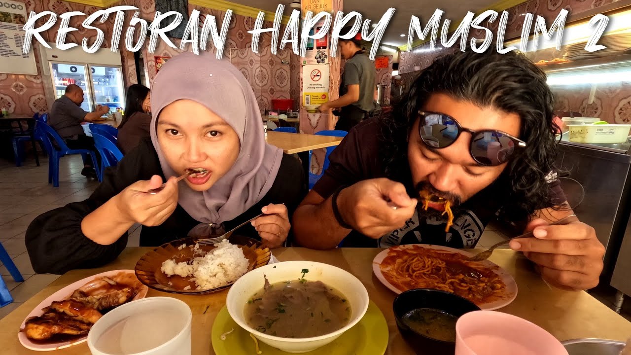 RESTORAN HAPPY MUSLIM 2 Kota Kinabalu, Breakfast Sabahan Style.