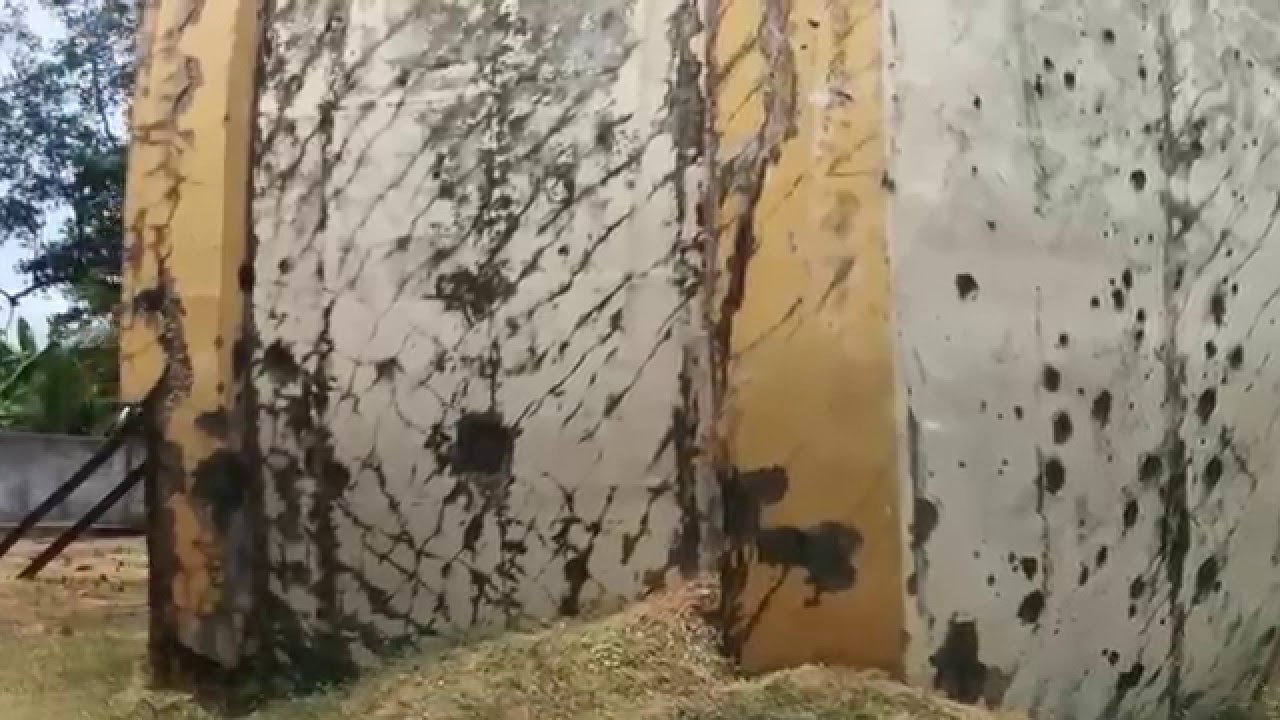 Destroyed Water Tower in Kilinochchi, Sri Lanka