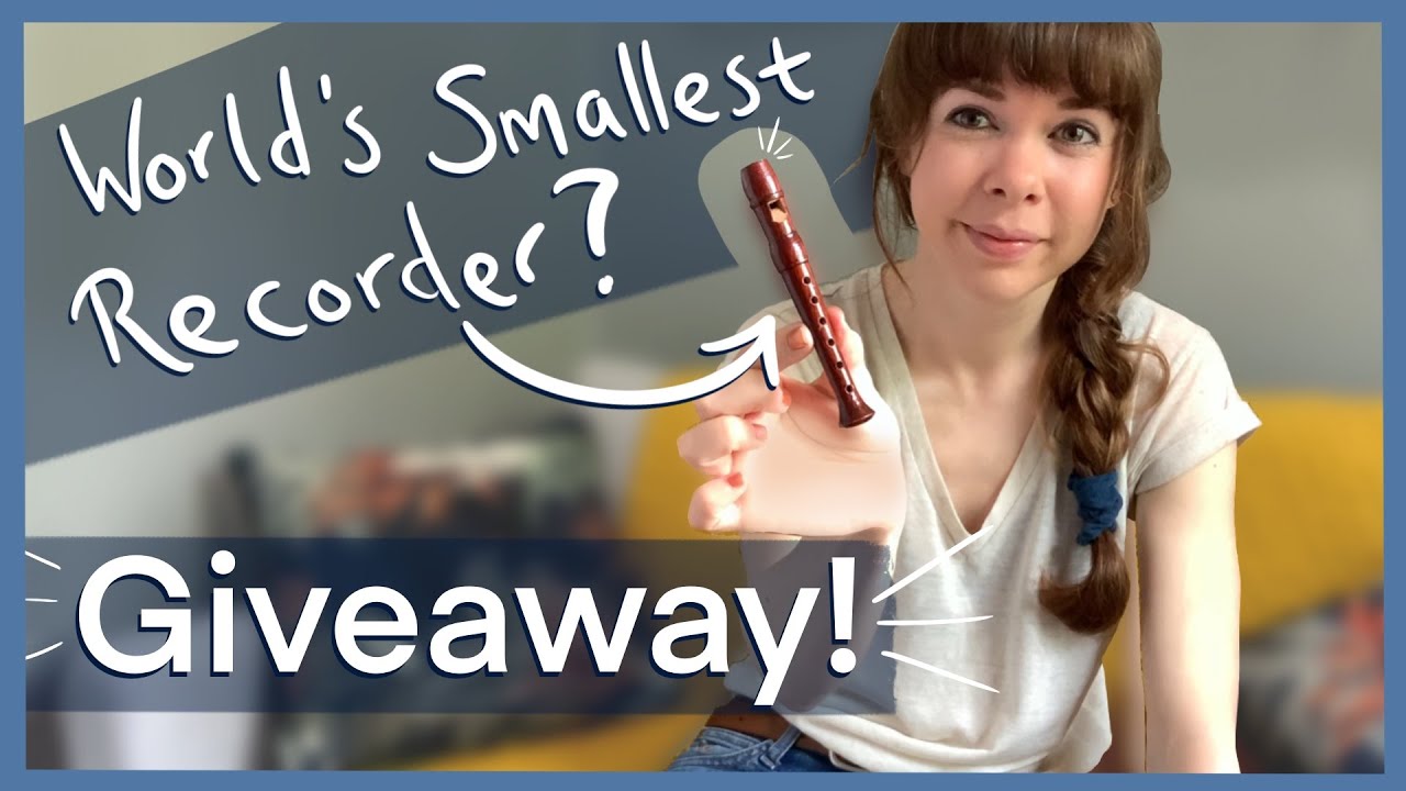 A Tiny Recorder and a Giveaway!
