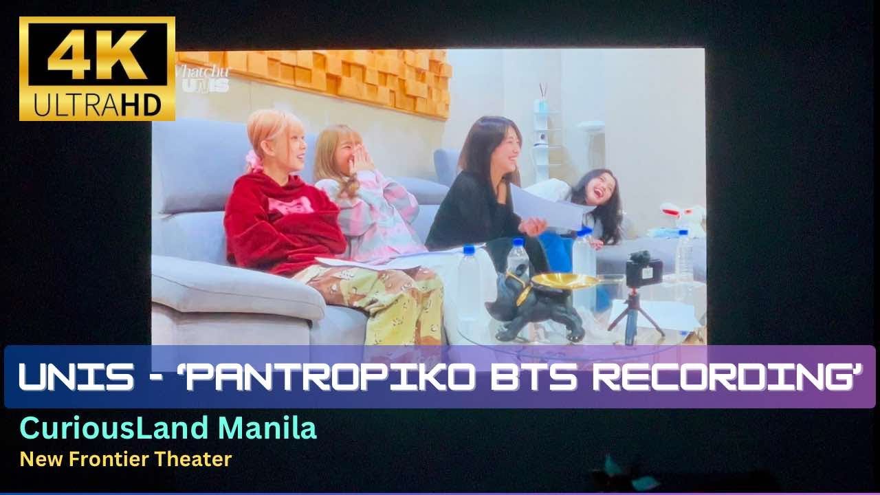 [FANCAM] UNIS - 'Pantropiko BTS Recording with Audience Reaction' at UNIS in Curiousland Manila