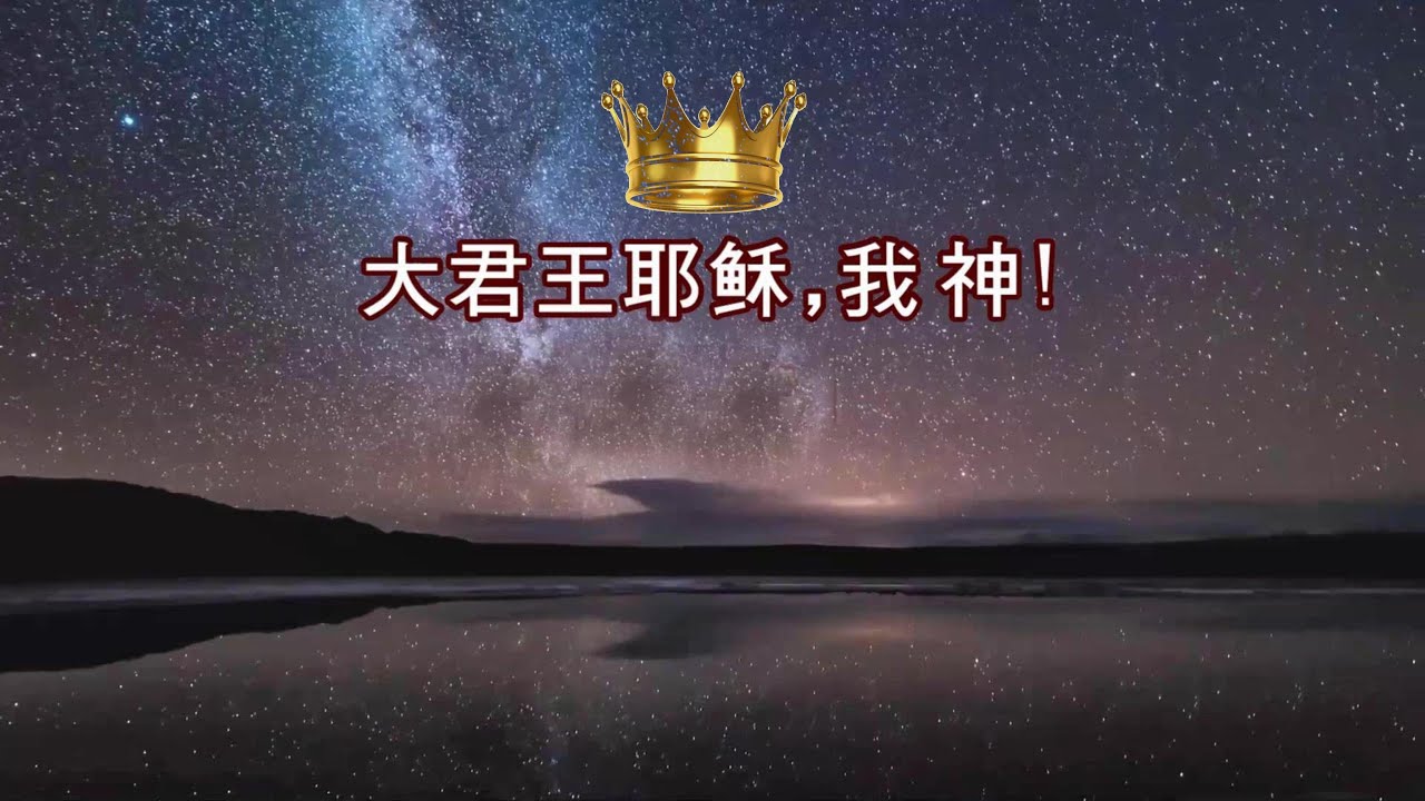 大君王耶稣，我神！【多马回答耶稣说, &ldquo;我的主, 我的神 !&rdquo; 《约二十28》】