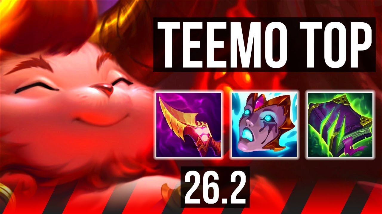 TEEMO vs URGOT (TOP) | 10k gold comeback, 48K damage | KR Challenger | 26.2