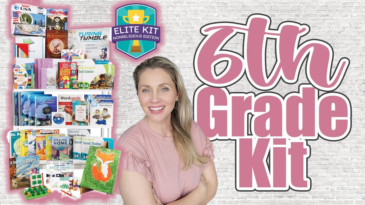 6th Grade Kit Recap | Timberdoodle Nonreligious Curriculum Kit 6th Grade 2023-2024