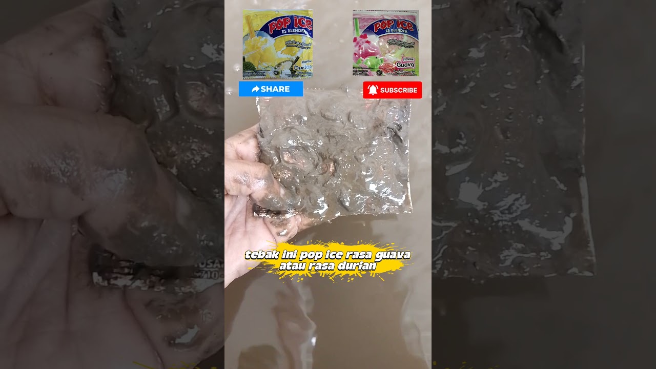 tebak ini pop ice rasa  durian atau guava (771) 