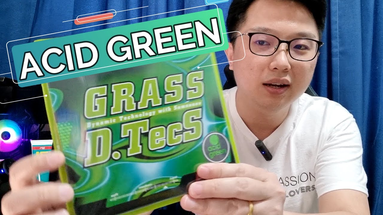 Зелёный цвет резины? Длинные шипы TIBHAR GRASS D.TecS: распаковка и установка пластины