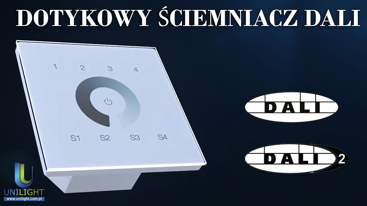 Dotykowy ściemniacz DALI