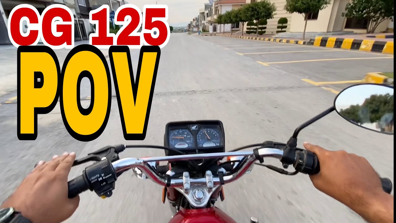 Honda cg 125 pov drive || POV drive of CG125 || 2023 || Pakistan