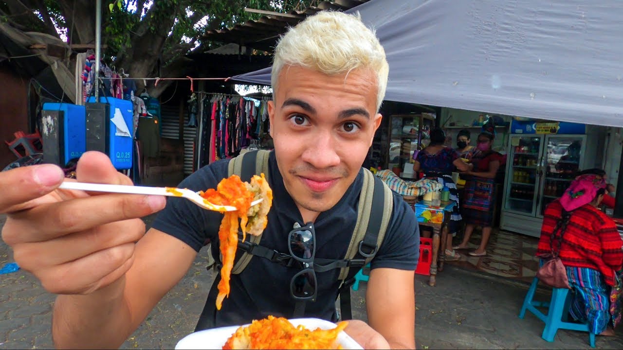 AS&Iacute; es la COMIDA CALLEJERA en GUATEMALA 🍗