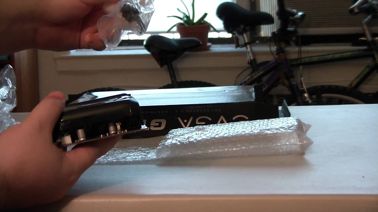 EVGA GeForce GTS 450 SC (Super Clocked) Edition unboxing.
