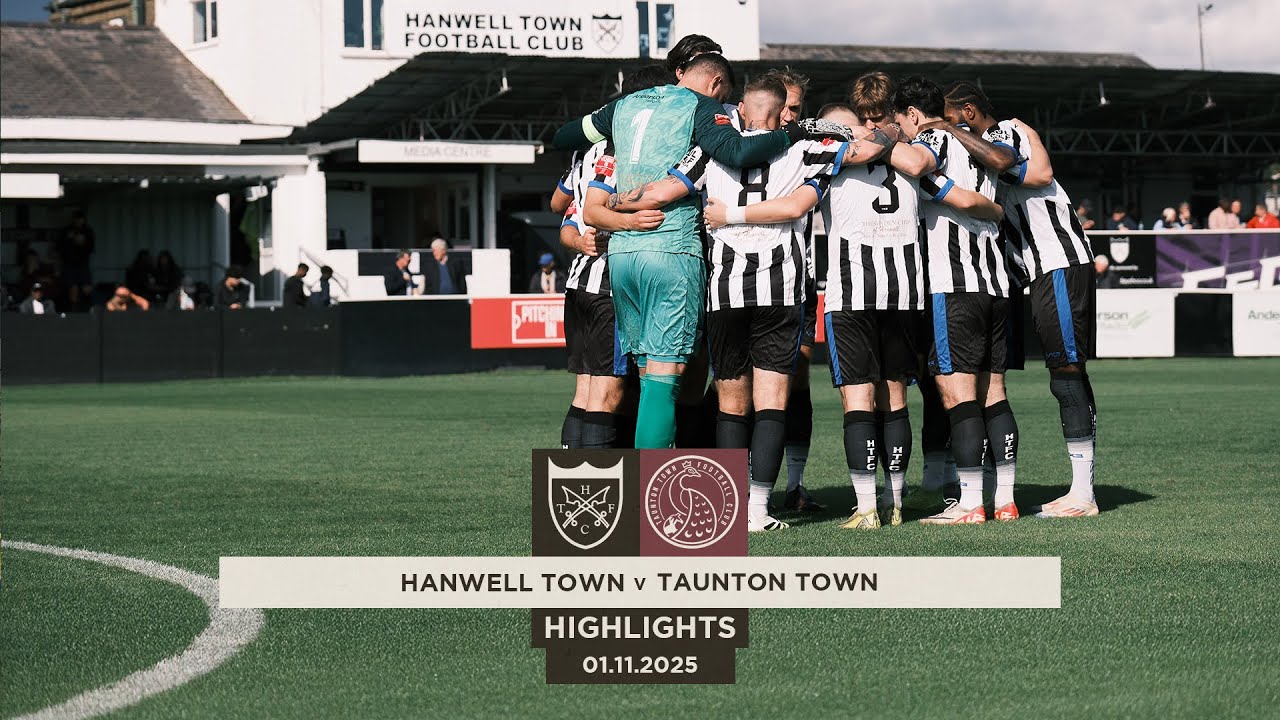 DEFEAT AT HOME - Hanwell Town v Taunton Town - Highlights